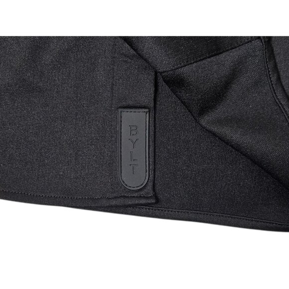 BYLT Executive Fit Long Sleeve Button Up Shirt Men's Medium Black Stretch EUC - Picture 4 of 9